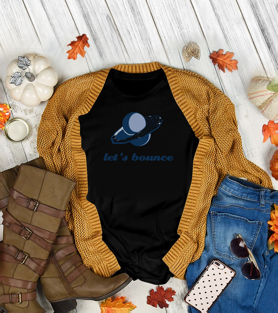 Let's Bounce Saturn Planets Orbital Fun T-Shirt