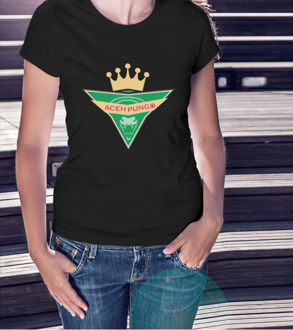 Aceh Pungo Crown Logo Snake E.S.T. 08 T-Shirt