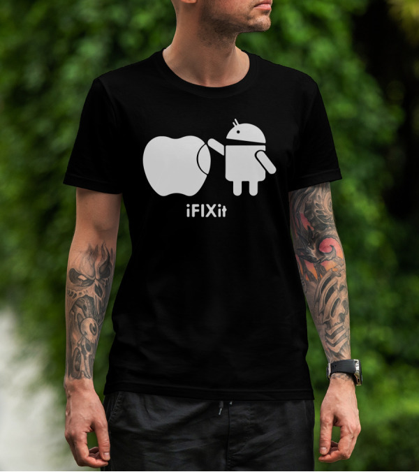 Android IFIXit Apple T-Shirt