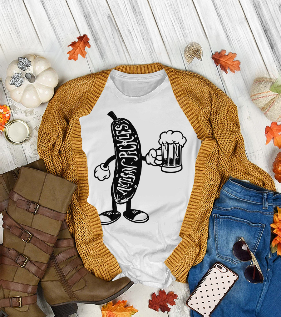 Artisan Pickles Beer Mug Character T-Shirt