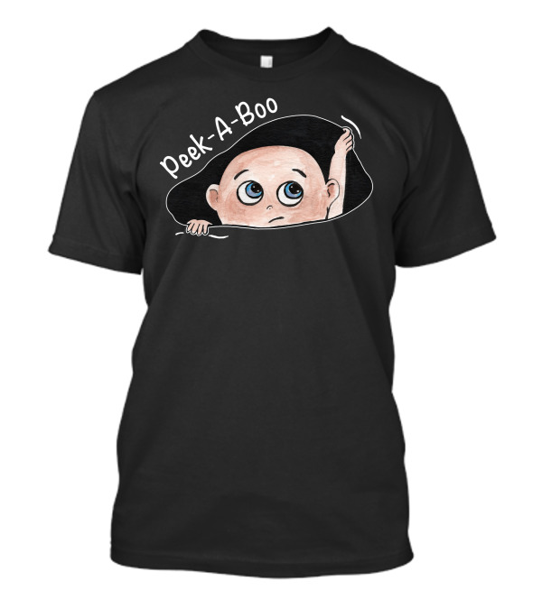 Peek-A-Boo Baby Peeking Out T-Shirt