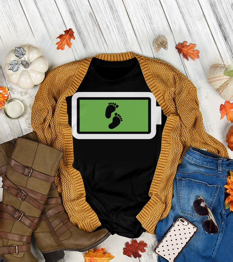 Powerfull Son Recharge Footprints T-Shirt