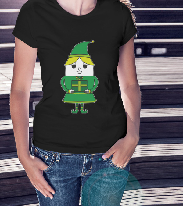 Elf Egg Gift Green T-Shirt