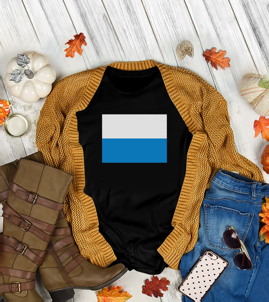 San Marino Flag Simple Color Blocks T-Shirt