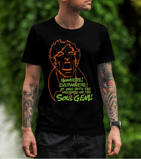 Nowhere Everywhere At One With The Universe Of The Soul Gem Adam Warlock T-Shirt