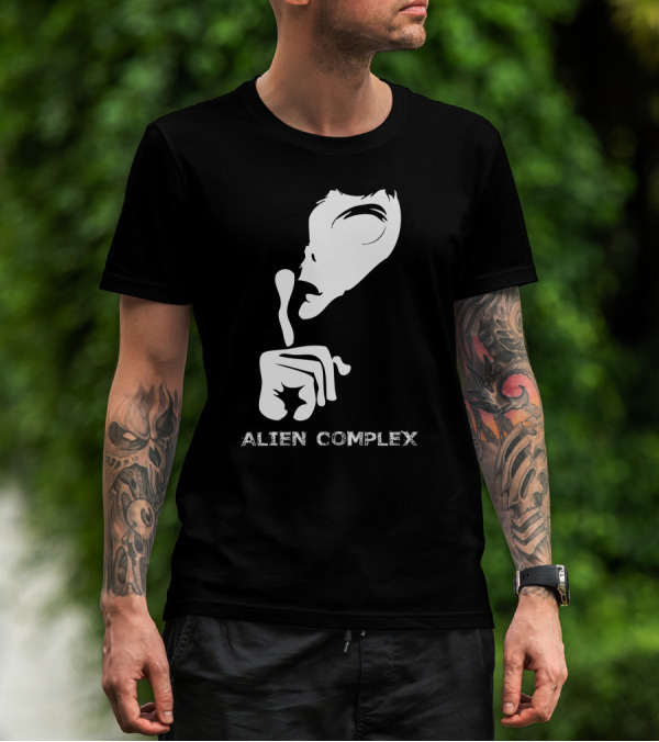 Alien Complex Silence Gesture T-Shirt