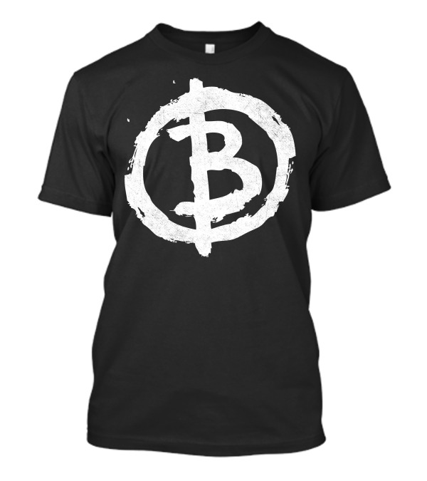 Bitcoin Anarchist Symbol T-Shirt