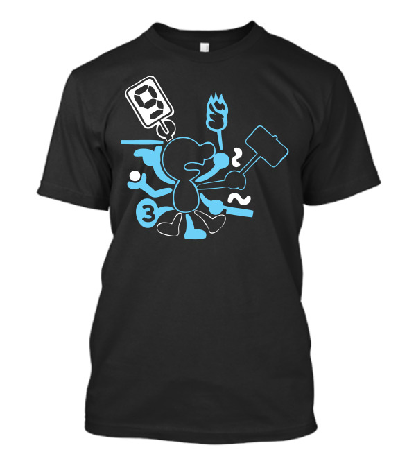 Gamer Mr. Game And Watch Iconic LCD T-Shirt
