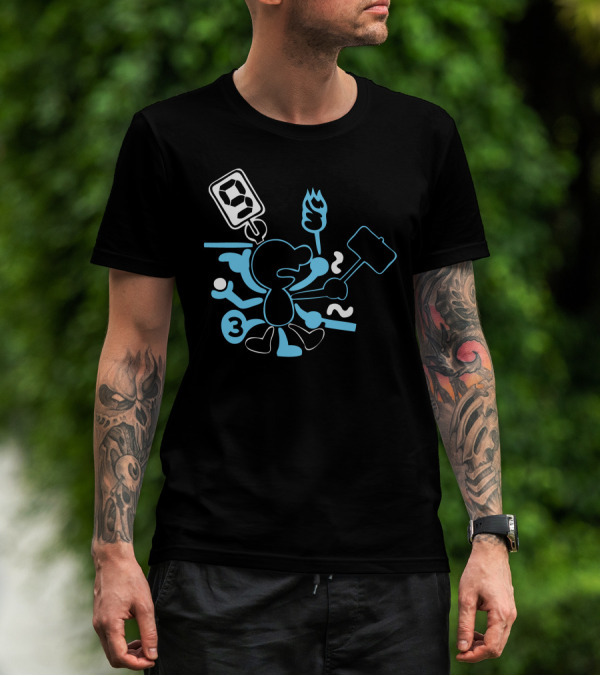 Gamer Mr. Game And Watch Iconic LCD T-Shirt