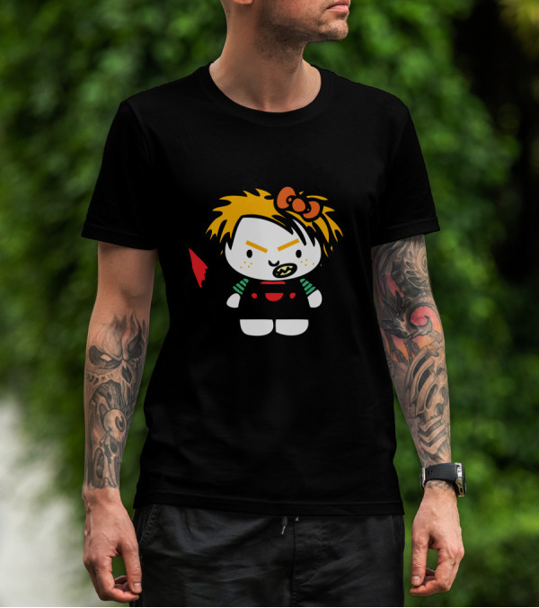Hello Chucky Hello Kitty Mashup T-Shirt