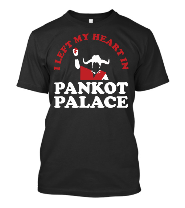 I Left My Heart In Pankot Palace Temple Of Doom Motif T-Shirt
