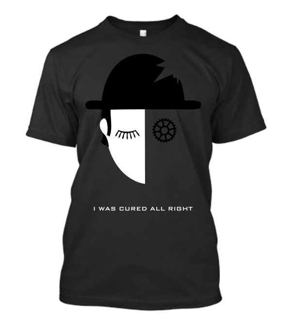 I Was Cured All Right Clockwork Eye And Bowler Hat Iconic T-Shirt