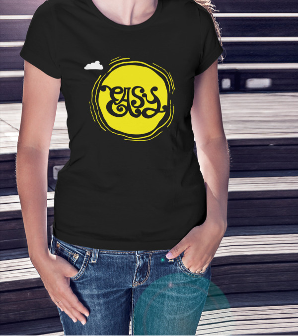 Easy Sun Motif With Cloud T-Shirt