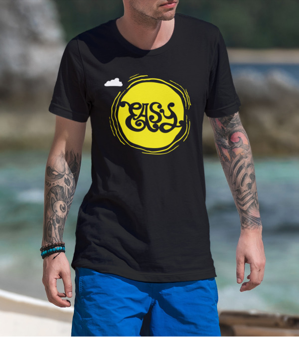 Easy Sun Motif With Cloud T-Shirt