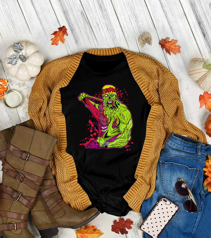 Hogan Zombie Neon Splatter T-Shirt