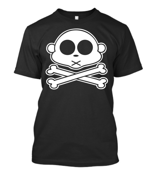 Monkey Skull And Crossbones T-Shirt