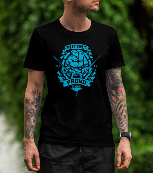 Mutant And Proud EST 84 Fist With Blades T-Shirt