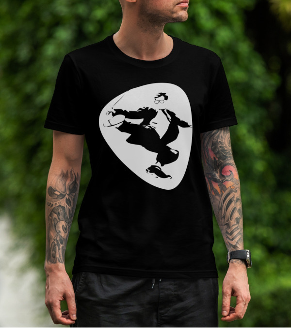 Nice Tuxedo Kung Fu Pose T-Shirt