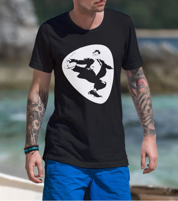 Nice Tuxedo Kung Fu Pose T-Shirt