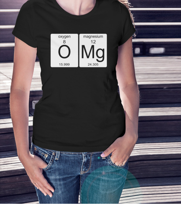 O Mg Oxygen Magnesium Periodic Table Elements T-Shirt
