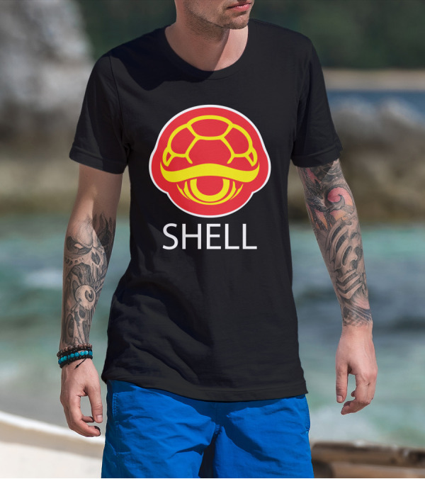 SHELL Mario Kart Parody Red Shell T-Shirt