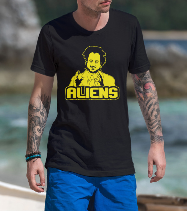 Aliens Meme Icon With Dramatic Gesture T-Shirt
