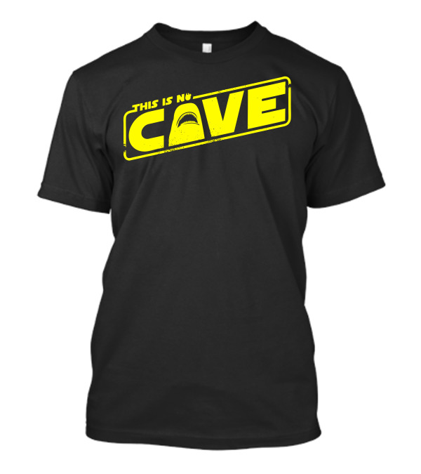 This Is No Cave Retro Sci-Fi Style Humor T-Shirt