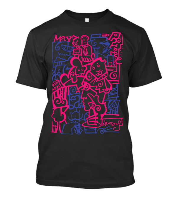 May Day Tim Needles Urban Doodle T-Shirt