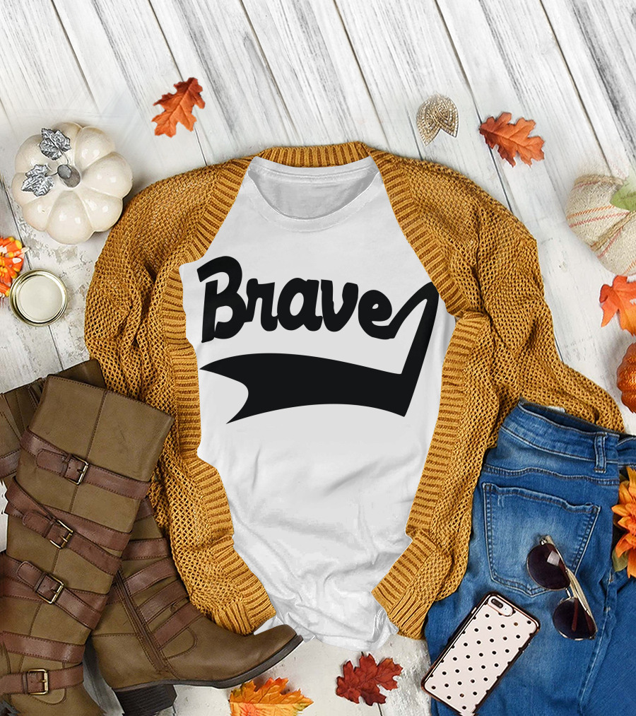 Brave Script Emblem T-Shirt