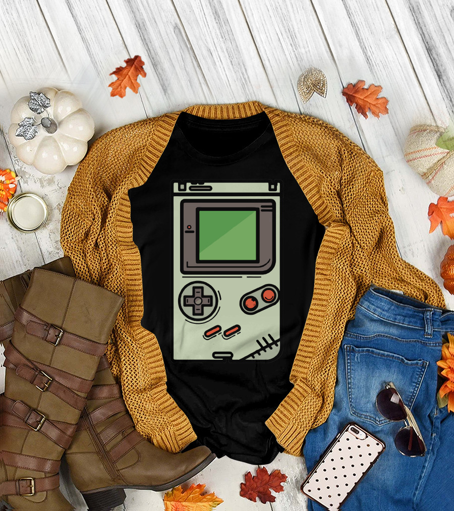 Retro Zombie Game Boy Console T-Shirt