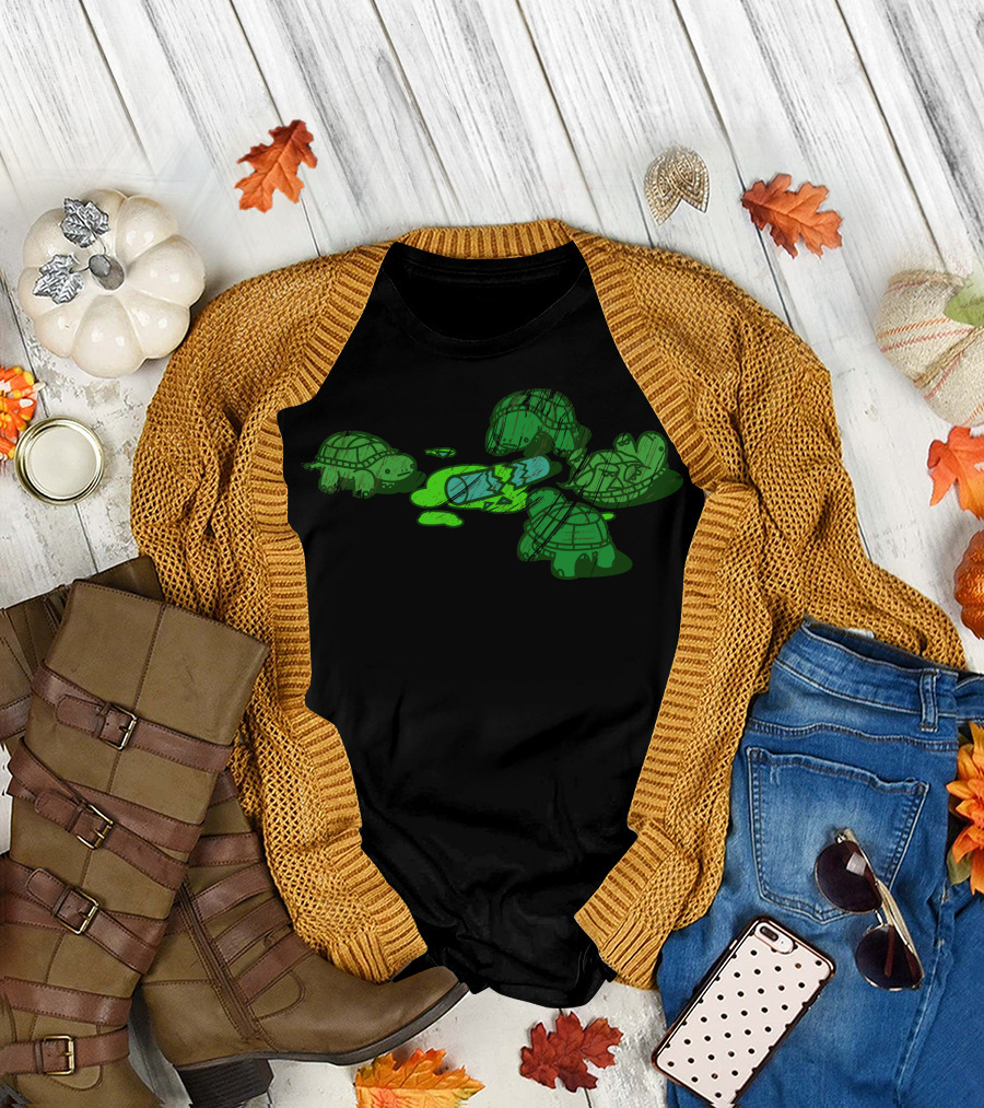 Mutant Turtles Transformation Scene The Epic Begins T-Shirt