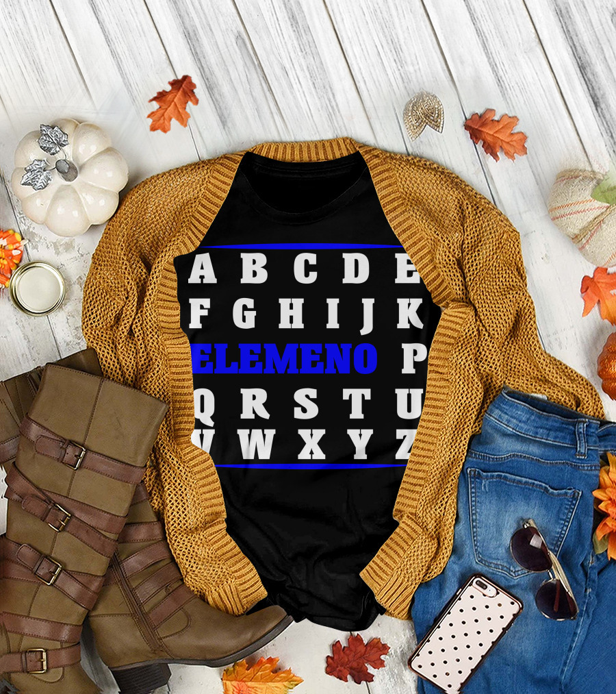 ABC Elemeno Alphabet Joke Letters T-Shirt