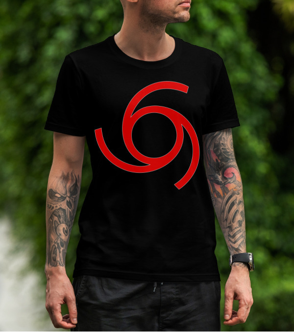 Mark Of The Devil Red Spiral Symbol 666 T-Shirt