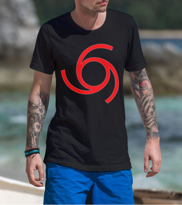 Mark Of The Devil Red Spiral Symbol 666 T-Shirt
