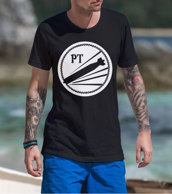 Navy Patrol Torpedo PT Boat Emblem T-Shirt