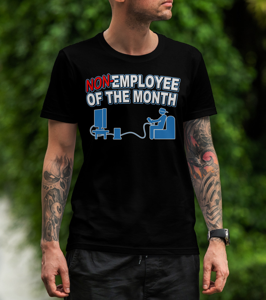 Non Employee Of The Month Video Game Console Controller Player T-Shirt