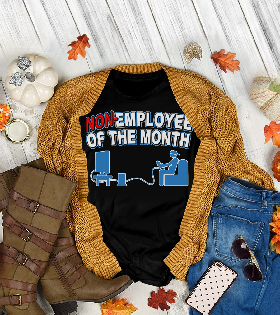 Non Employee Of The Month Video Game Console Controller Player T-Shirt