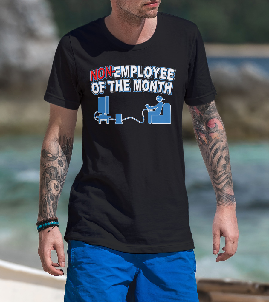 Non Employee Of The Month Video Game Console Controller Player T-Shirt