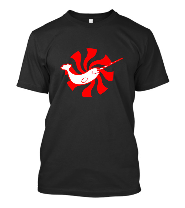 Rising Peppermint Narwhal Sun T-Shirt
