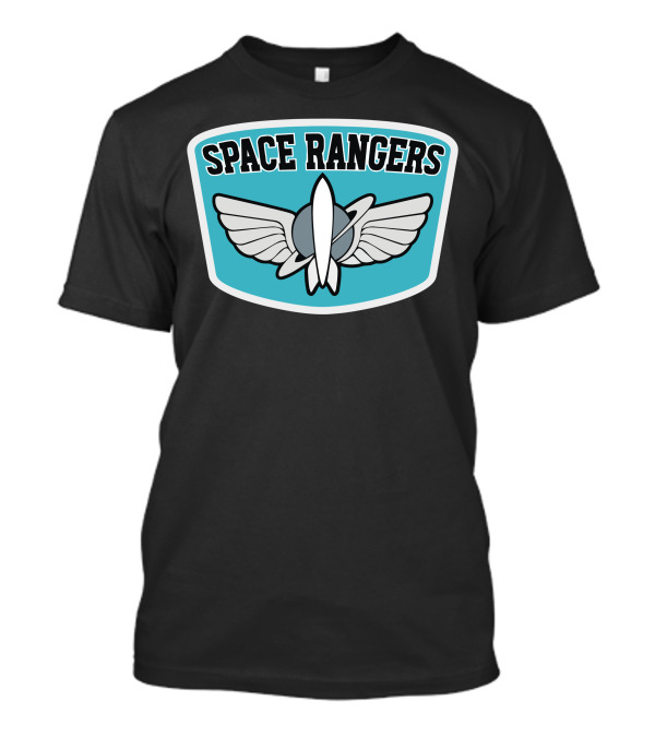 SPACE RANGERS WINGED ROCKET EMBLEM BADGE T-Shirt