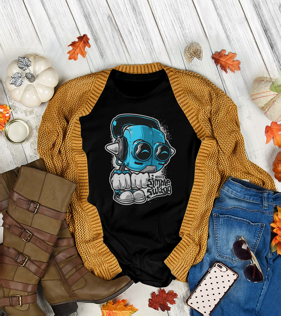 Simple Swagg MMXII Ss Beastbot T-Shirt