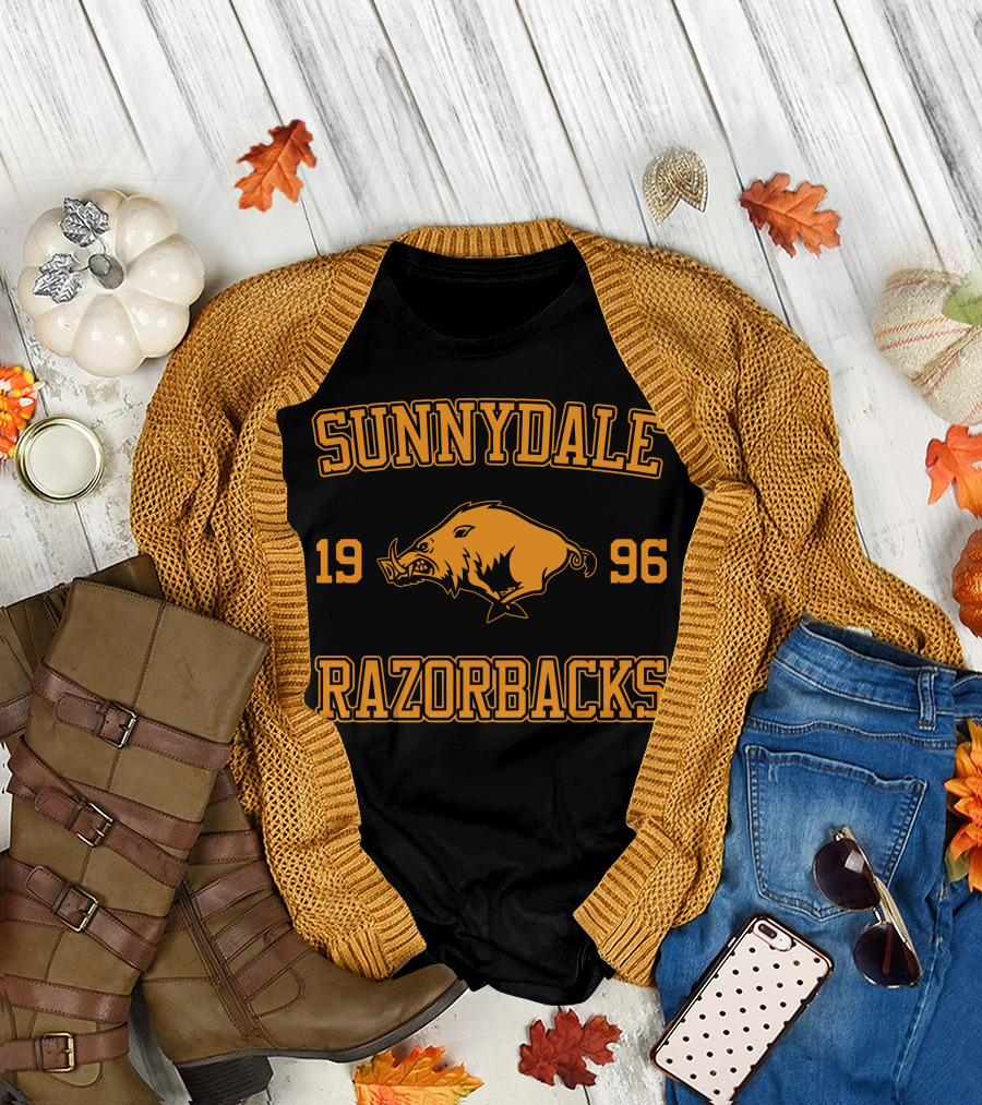 Sunnydale Razorbacks 1996 Vintage Boar Mascot T-Shirt