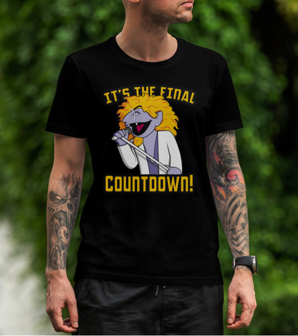IT'S THE FINAL COUNTDOWN Puppet Singing Fun T-Shirt