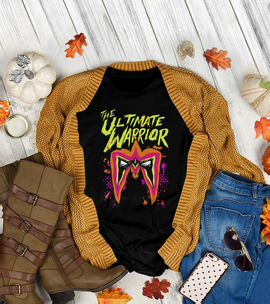 The Ultimate Warrior Face Paint Graphic and Text T-Shirt