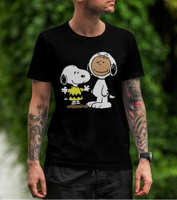Charlie Brown Snoopy Costume Twins Peanuts T-Shirt