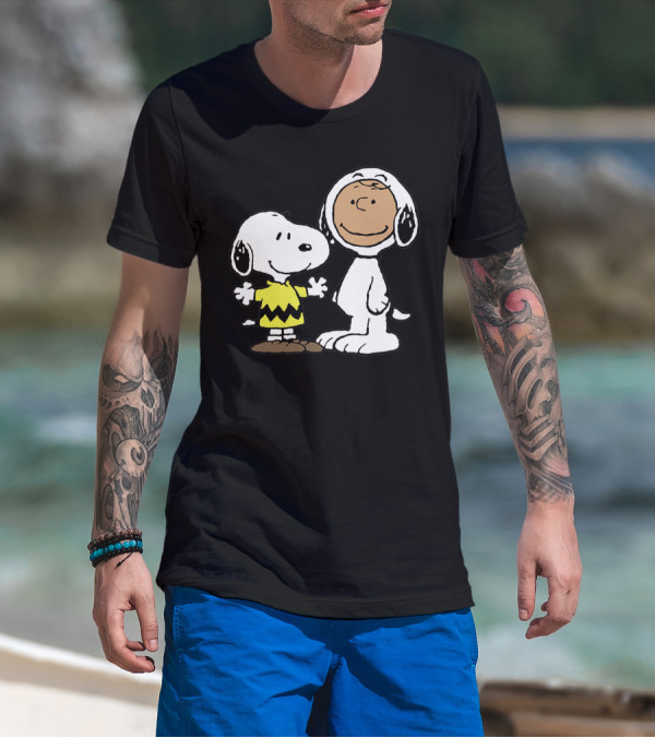 Charlie Brown Snoopy Costume Twins Peanuts T-Shirt
