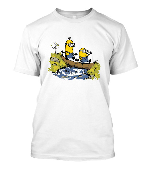 Kevin Bob New Minions Adventure Crossing Stream T-Shirt