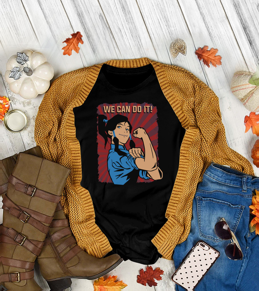 Korra The Riveter We Can Do It T-Shirt