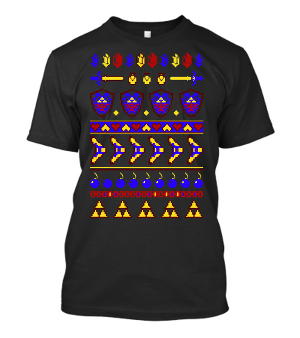 Link To Legend Triforce Christmas Past New T-Shirt