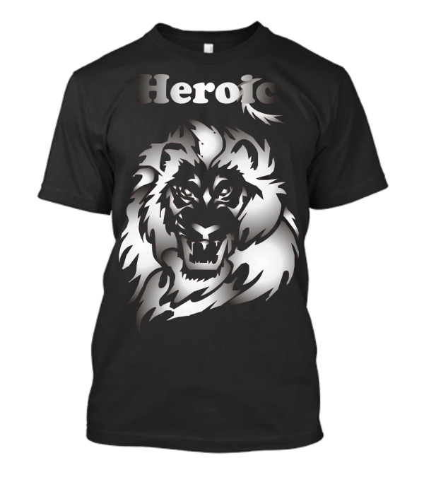 Heroic Lion Fierce Expression T-Shirt